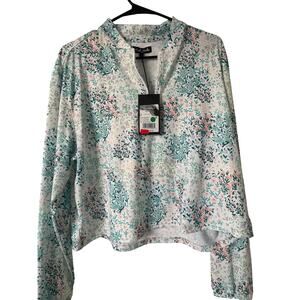 NWT Bad Birdie Floral UV Long Sleeve Top – “Spring Has Sprung” Golf Shirt XL